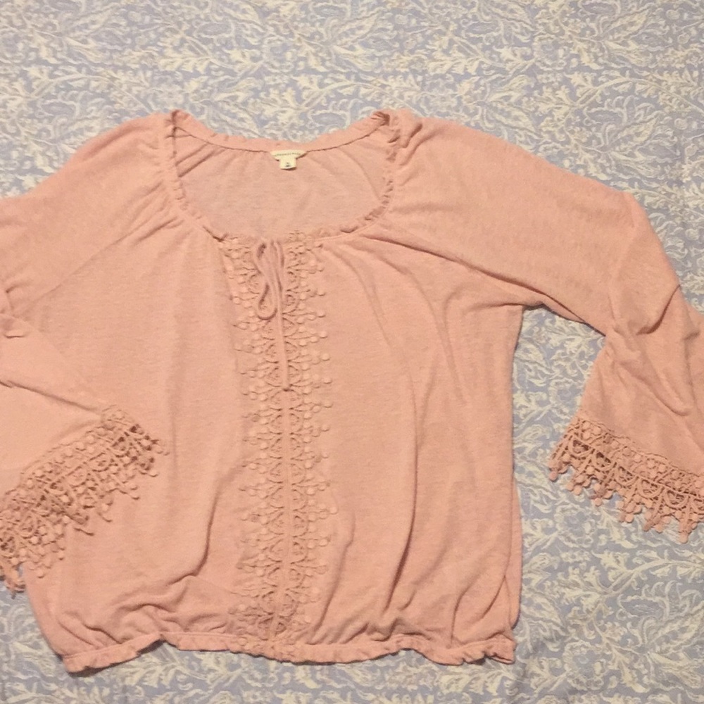 Dusty pink dressy T-shirt